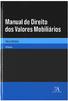 1 Manual de Direito. dos Valores Mobiliários. Paulo Câmara