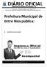 PREFEITURA MUNICIPAL DE ENTRE RIOS - BA. Quarta-feira 21 de Março de 2018 Ano II Edição n 42