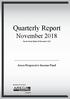Quarterly Report November 2018