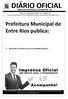 PREFEITURA MUNICIPAL DE ENTRE RIOS - BA. Terça-feira 30 de Janeiro de 2018 Ano II Edição n 15