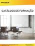 CATÁLOGO DE FORMAÇÃO /