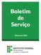 Boletim de Serviço. Publicado em 18/05/2018