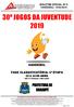 30º JOGOS DA JUVENTUDE 2019