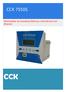 CCK 7550S. Multimedidor de Grandezas Elétricas e Harmônicas com Ethernet