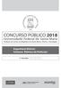 CONCURSO PÚBLICO 2018