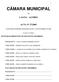 CÂMARA MUNICIPAL LAGOA - AÇORES ACTA Nº 27/2005 DA REUNIÃO ORDINÁRIA REALIZADA NO DIA 14 DE NOVEMBRO DE (Contém 13 Folhas)