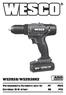 WS2938/WS2938K2. Parafusadeira/Furadeira sem fio PT P05 Cordless Drill driver EN P13