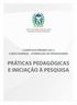 CURRÍCULO MÍNIMO 2013 CURSO NORMAL - FORMAÇÃO DE PROFESSORES PRÁTICAS PEDAGÓGICAS E INICIAÇÃO À PESQUISA