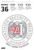 p.07 MATRIZ p.13 p.23 CERTIFICAÇÃO INTERNACIONAL INCM obtém certificação do seu Sistema de Gestão de Produção Gráfica de Segurança.
