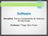 Software. Disciplina: Teoria e Fundamentos de Sistemas de Informação. Professor: Thiago Silva Prates