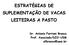 ESTRATÉGIAS DE SUPLEMENTAÇÃO DE VACAS LEITEIRAS A PASTO. Dr. Antonio Ferriani Branco Prof. Associado/DZO-UEM