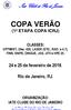 COPA VERÃO (1ª ETAPA COPA ICRJ)