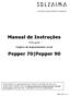 Manual de Instruções. Pepper 70 Pepper 90