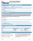 Arame de latão WSDS-007 Ficha de Informação de Segurança s