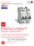 ElfaPlus Unibis. Economizam até 50% do espaço dos quadros de distribuição. MSA CONTROL Indústria Elétrica Ltda.