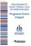 Programa Ensino Integral