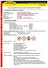 FICHA DE INFORMAÇÕES DE SEGURANÇA PARA PRODUTOS QUÍMICOS