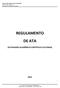 REGULAMENTO DE ATA (ATIVIDADES ACADÊMICO-CIENTÍFICO-CULTURAIS)