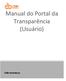 Manual do Portal da Transparência (Usuário)