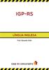 IGP-RS LÍNGUA INGLESA