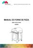 MANUAL DO FORNO DE PIZZA 600EX / 601EX / 602EX GARDEN