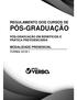 REGULAMENTO DOS CURSOS DE PÓS-GRADUAÇÃO