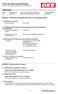 Data de última emissão: Data da primeira emissão: SECÇÃO 1: Identificação da substância/mistura e da sociedade/empresa