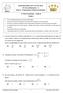 Escola Secundária com 3º ciclo D. Dinis 12º Ano de Matemática A Tema III Trigonometria e Números Complexos. 5º Teste de avaliação versão B.