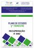 1 º RECUPERAÇÃO 9 º ANO. 1 Colégio Sagrado Coração de Maria Brasília-DF SGAN 702, Conjunto C Tel: EFII Recuperação - 9º ANO