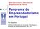 Panorama do Empreendedorismo em Portugal