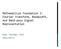 Mathematical Foundation I: Fourier Transform, Bandwidth, and Band-pass Signal Representation PROF. MICHAEL TSAI 2011/10/13