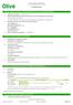 Ficha de dados de segurança. conforme 1907/2006/EC (REACH), 2015/830/EU OLIVÉ MP-20 HM