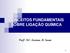 CONCEITOS FUNDAMENTAIS SOBRE LIGAÇÃO QUÍMICA. Prof a. Dr a. Luciana M. Saran