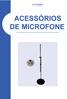 ACESSÓRIOS DE MICROFONE