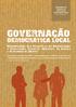 GOVERNACAO DEMOCRATICA LOCAL