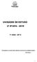 UNIDADES DE ESTUDO 2ª ETAPA