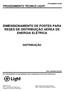 DIMENSIONAMENTO DE POSTES PARA REDES DE DISTRIBUIÇÃO AÉREA DE ENERGIA ELÉTRICA