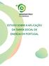 ESTUDO SOBRE A APLICAÇÃO DA TARIFA SOCIAL DE ENERGIA EM PORTUGAL