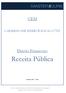 CEM CADERNO DE EXERCÍCIOS MASTER. Direito Financeiro. Receita Pública. Período