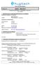 FICHA DE SEGURANCA. De acordo com 2001/58/CE 1907/2006/CE ISO versão: 28/08/2009. INRS / ORFILA