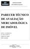 PARECER TÉCNICO DE AVALIAÇÃO MERCADOLÓGICA DE IMÓVEL