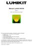 Manual Lumikit SHOW. Versão Lumikit Sistemas para Iluminação