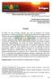 LEVANTAMENTO DE ACIDENTES COM ANIMAIS PEÇONHENTOS REGISTRADOS EM TABATINGA-AM, BRASIL DOI: /rgsa.v8e RESUMO