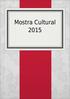 Mostra Cultural 2015