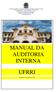 MANUAL DA AUDITORIA INTERNA UFRRJ