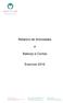 Relatório de Actividades. Balanço e Contas. Exercício 2016