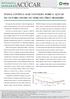 Informativo ETANOL CONTINUA MAIS VANTAJOSO SOBRE O AÇÚCAR EM OUTUBRO DENTRO DO MERCADO FÍSICO BRASILEIRO. 13/novembro/2017