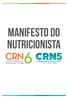 Manifesto do nutricionista