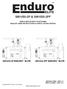 Enduro SM1050-2P & SM1050-2PF SM1050-2PF ENDURO ELITE SERVO MOTOR WITH POSITIONER ENGLISH USER INSTRUCTIONS & PARTS LISTING PARTES