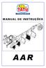 MANUAL DE INSTRUÇÕES AAR